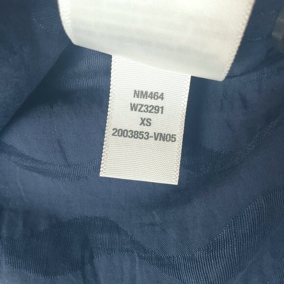 Madewell Boxy Short-Sleeve Shirt in Jacquard Men Size XS Warm Midnight Blue NWT - Picture 11 of 16